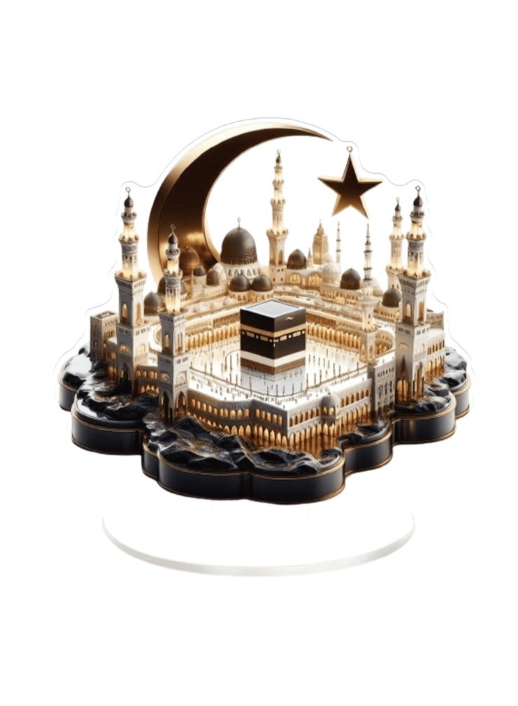 OASIS-TH Acrylic Eid Mubarak Ornament – Islamic Decor for Ramadan and Eid Al-Fitr Celebrations - Image 4